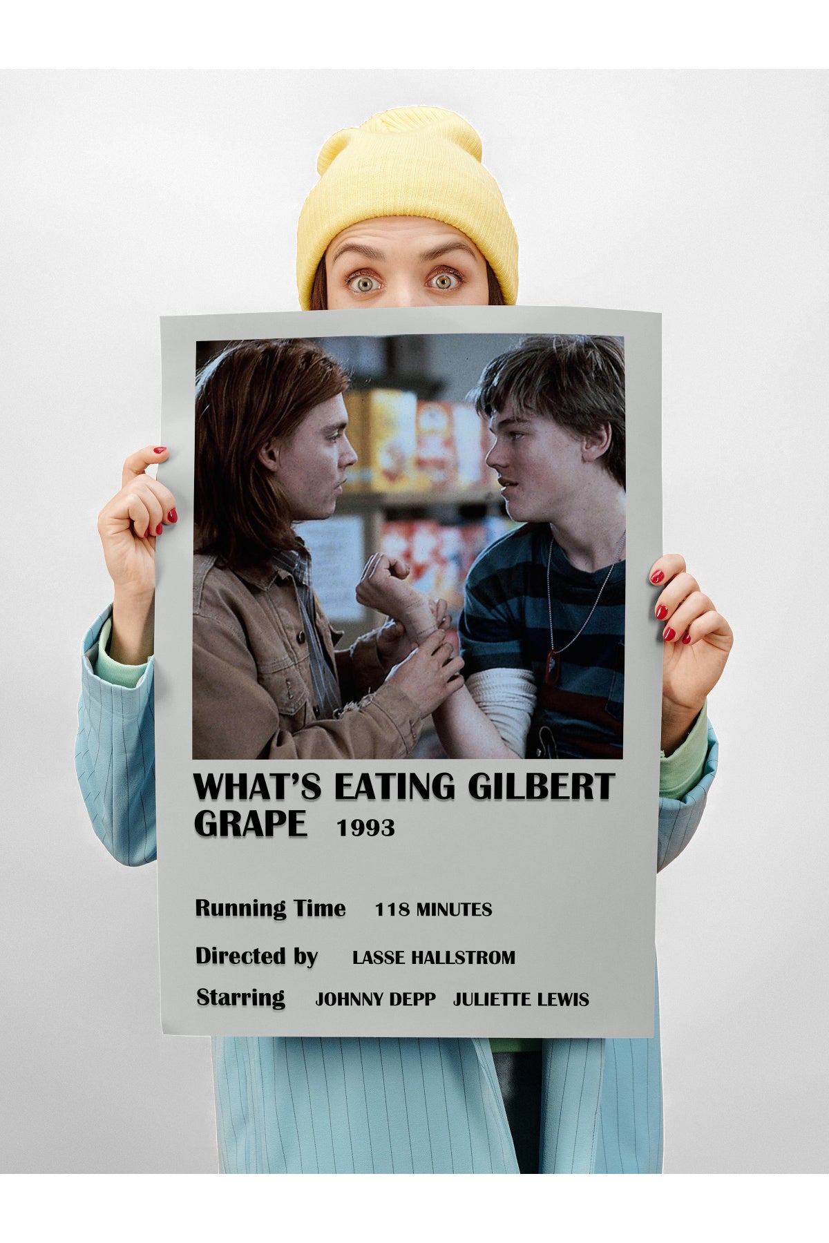 Film Afiş Poster - Duvar Posteri - Polaroid Dizayn Poster, Çerçevesiz - Kalın Kuşe Kağıt