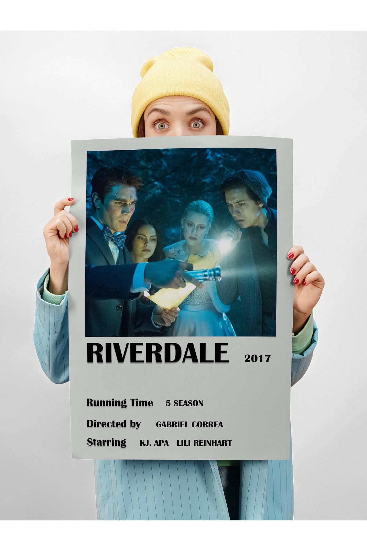 Film Afiş Poster - Duvar Posteri - Polaroid Dizayn Poster, Çerçevesiz - Kalın Kuşe Kağıt