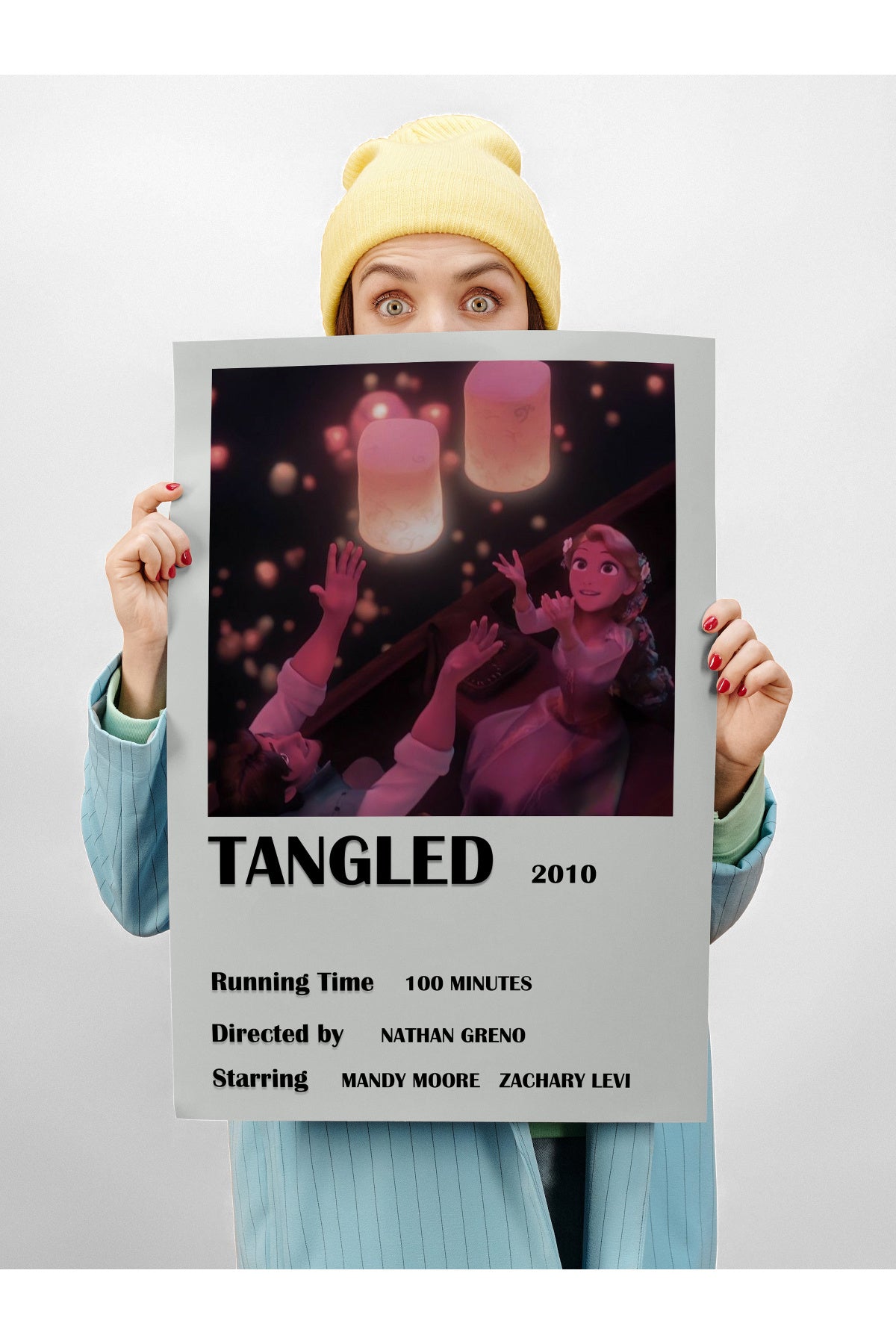 Film Afiş Poster - Duvar Posteri - Polaroid Dizayn Poster, Çerçevesiz - Kalın Kuşe Kağıt