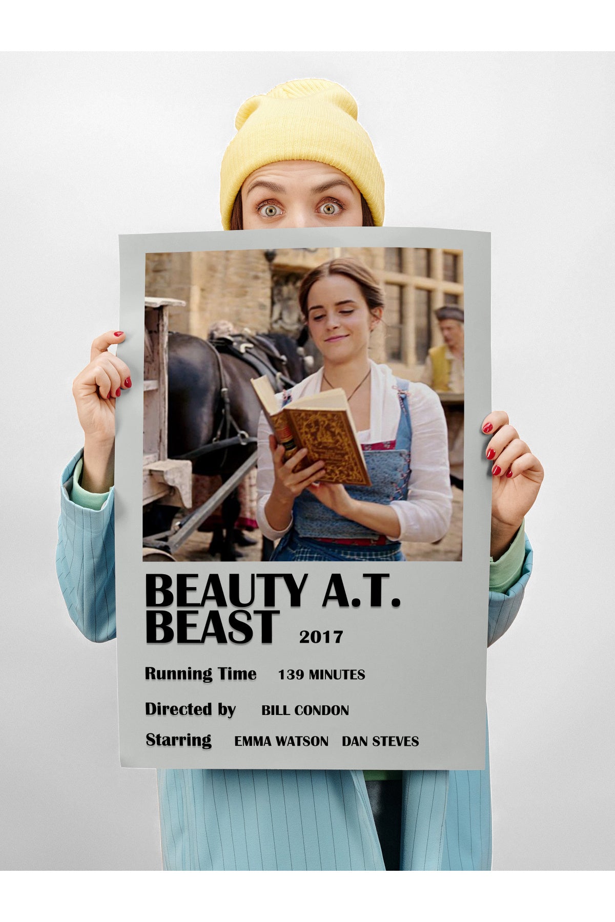 Film Afiş Poster - Duvar Posteri - Polaroid Dizayn Poster, Çerçevesiz - Kalın Kuşe Kağıt