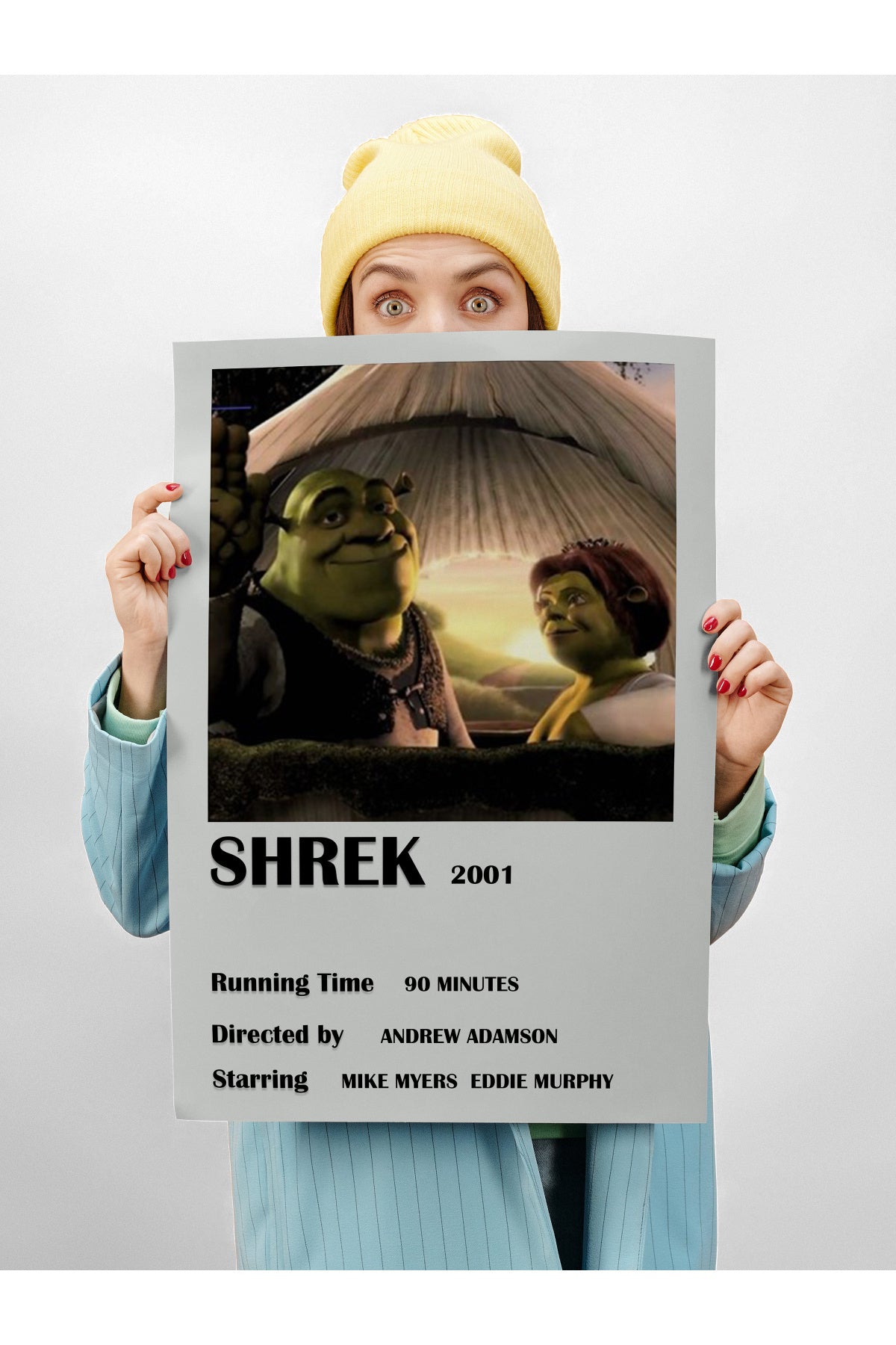Film Afiş Poster - Duvar Posteri - Polaroid Dizayn Poster, Çerçevesiz - Kalın Kuşe Kağıt