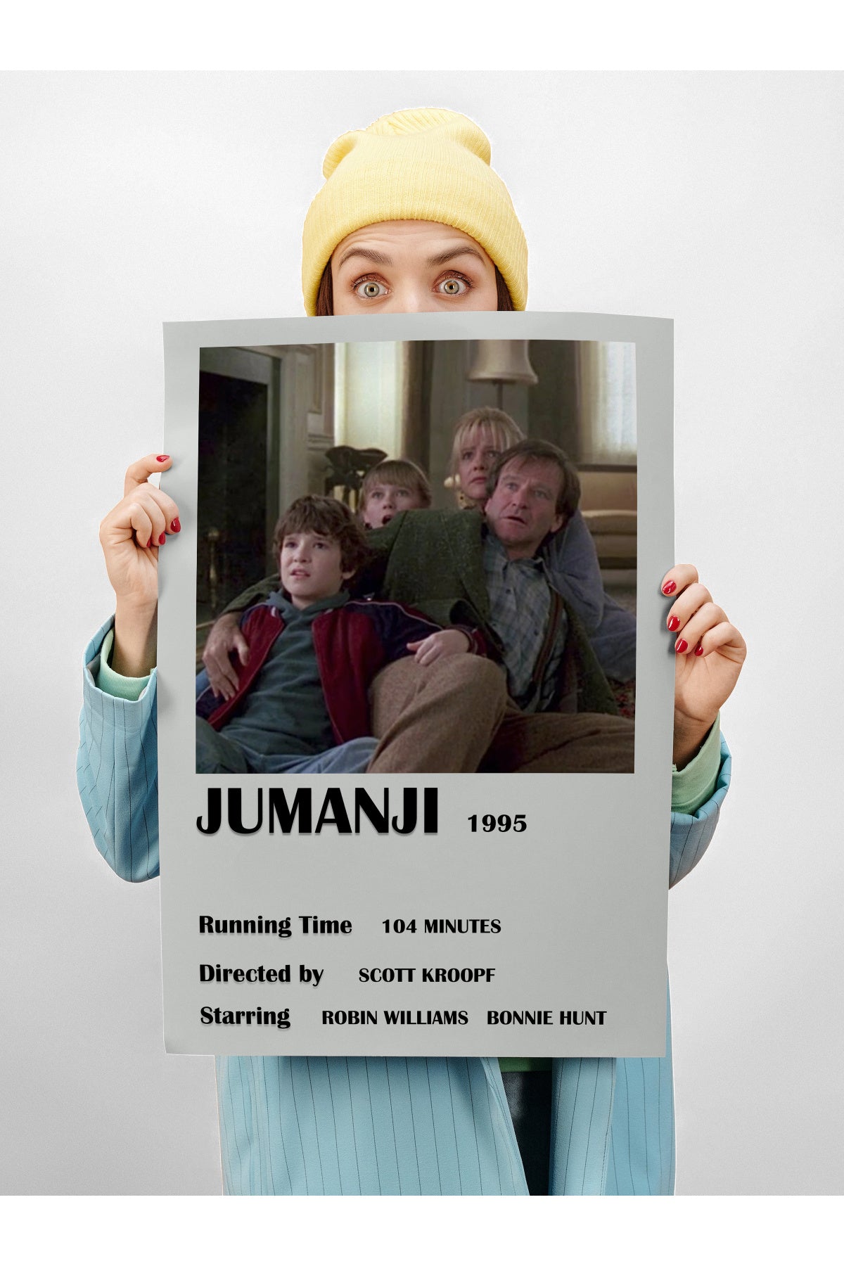 Film Afiş Poster - Duvar Posteri - Polaroid Dizayn Poster, Çerçevesiz - Kalın Kuşe Kağıt