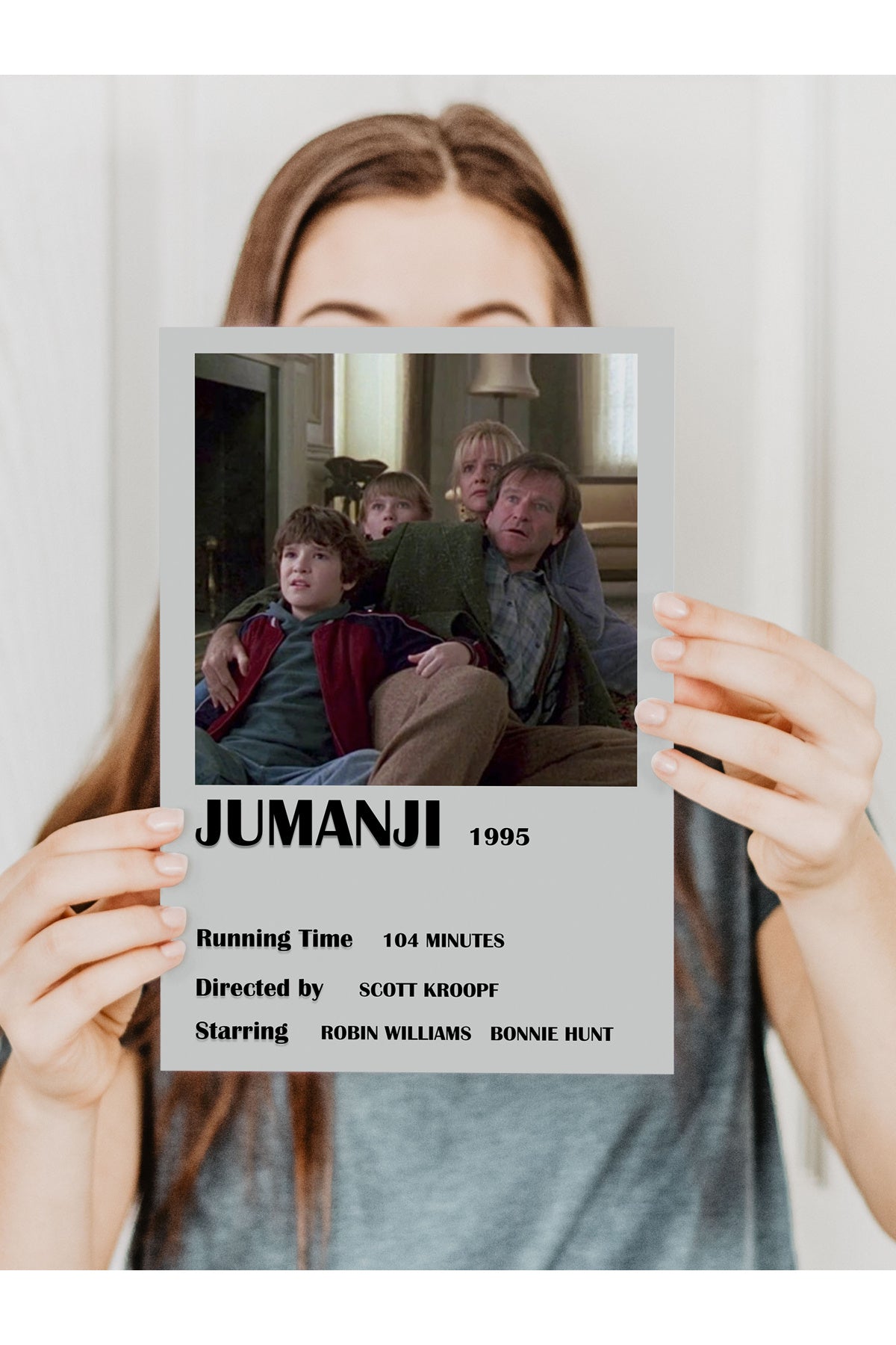 Film Afiş Poster - Duvar Posteri - Polaroid Dizayn Poster, Çerçevesiz - Kalın Kuşe Kağıt