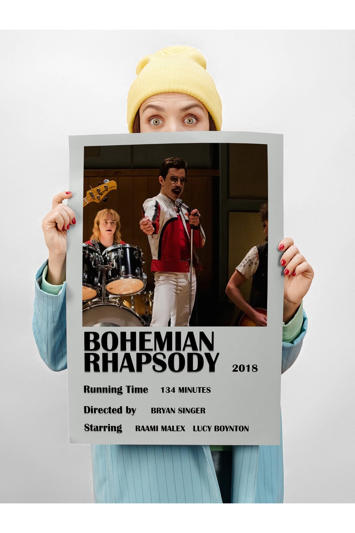 Film Afiş Poster - Duvar Posteri - Polaroid Dizayn Poster, Çerçevesiz - Kalın Kuşe Kağıt