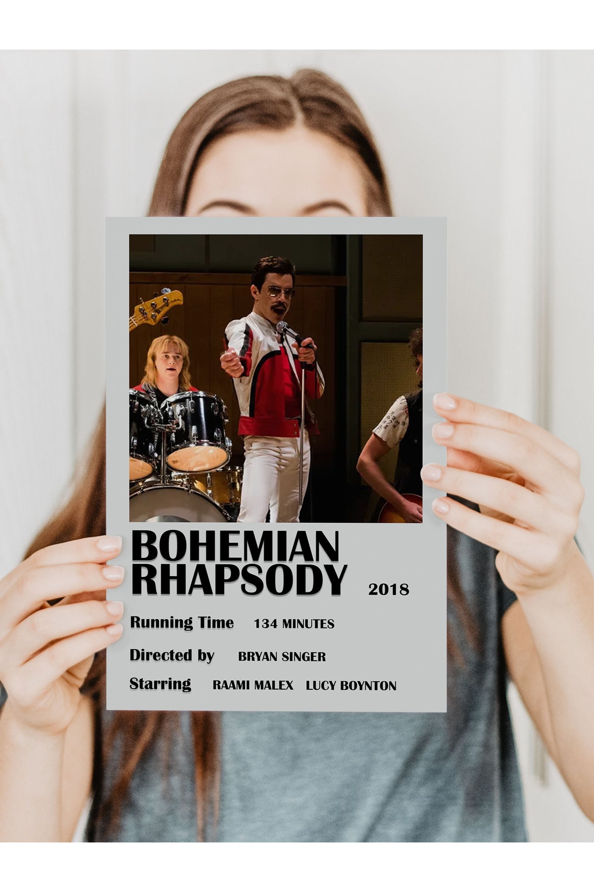 Film Afiş Poster - Duvar Posteri - Polaroid Dizayn Poster, Çerçevesiz - Kalın Kuşe Kağıt