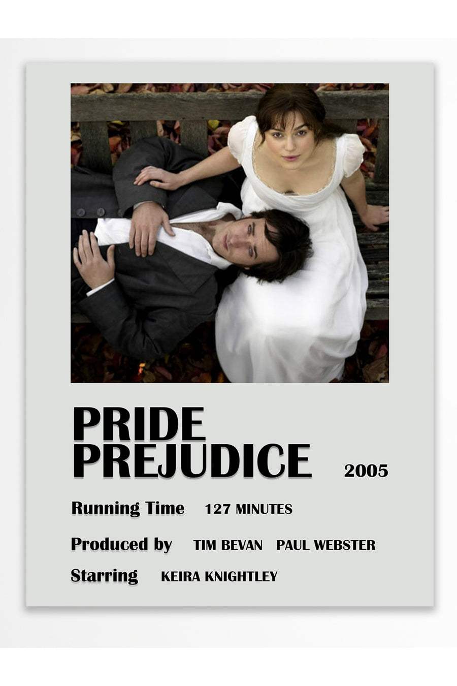 PRIDE PREJUDICE Film Çerçevesiz Poster