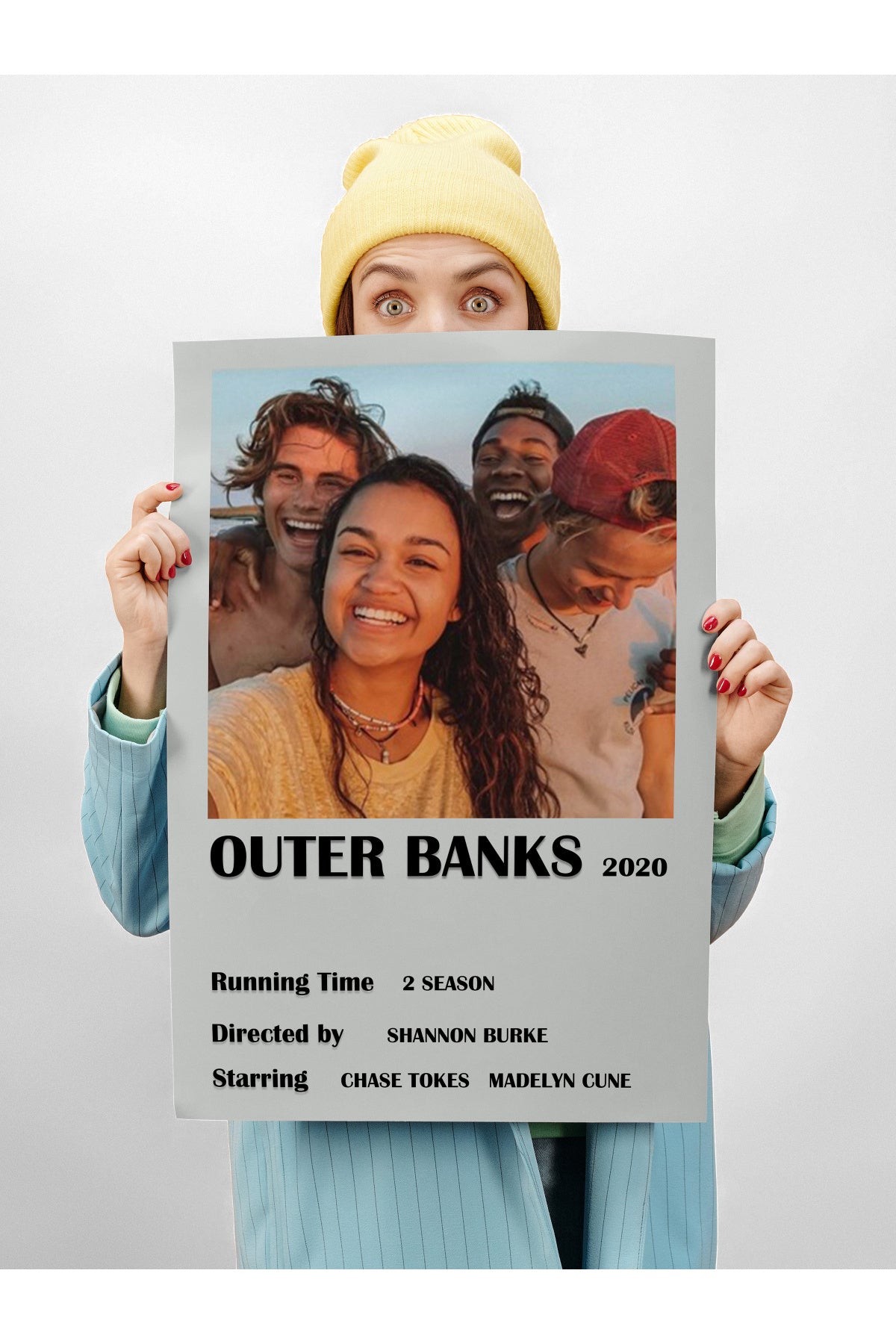 Film Afiş Poster - Duvar Posteri - Polaroid Dizayn Poster, Çerçevesiz - Kalın Kuşe Kağıt