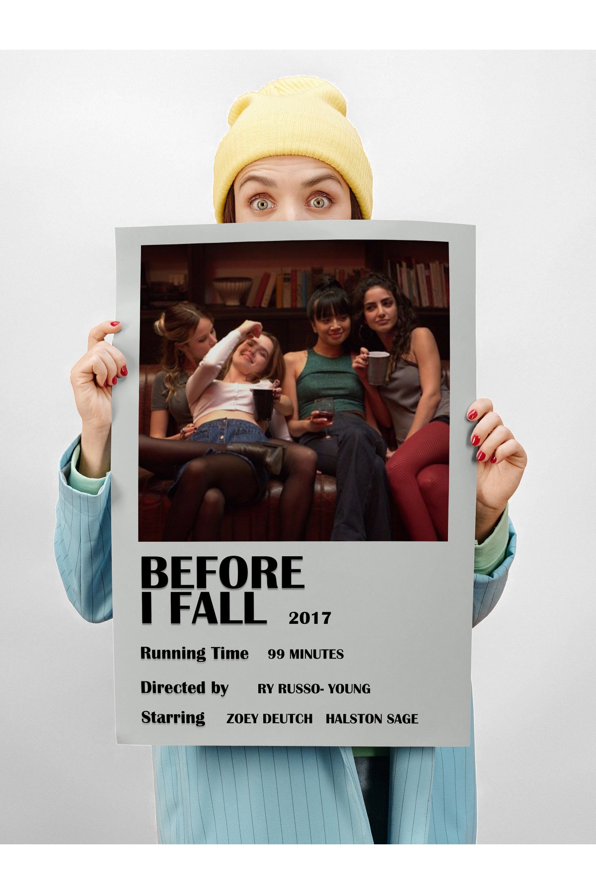 Film Afiş Poster - Duvar Posteri - Polaroid Dizayn Poster, Çerçevesiz - Kalın Kuşe Kağıt