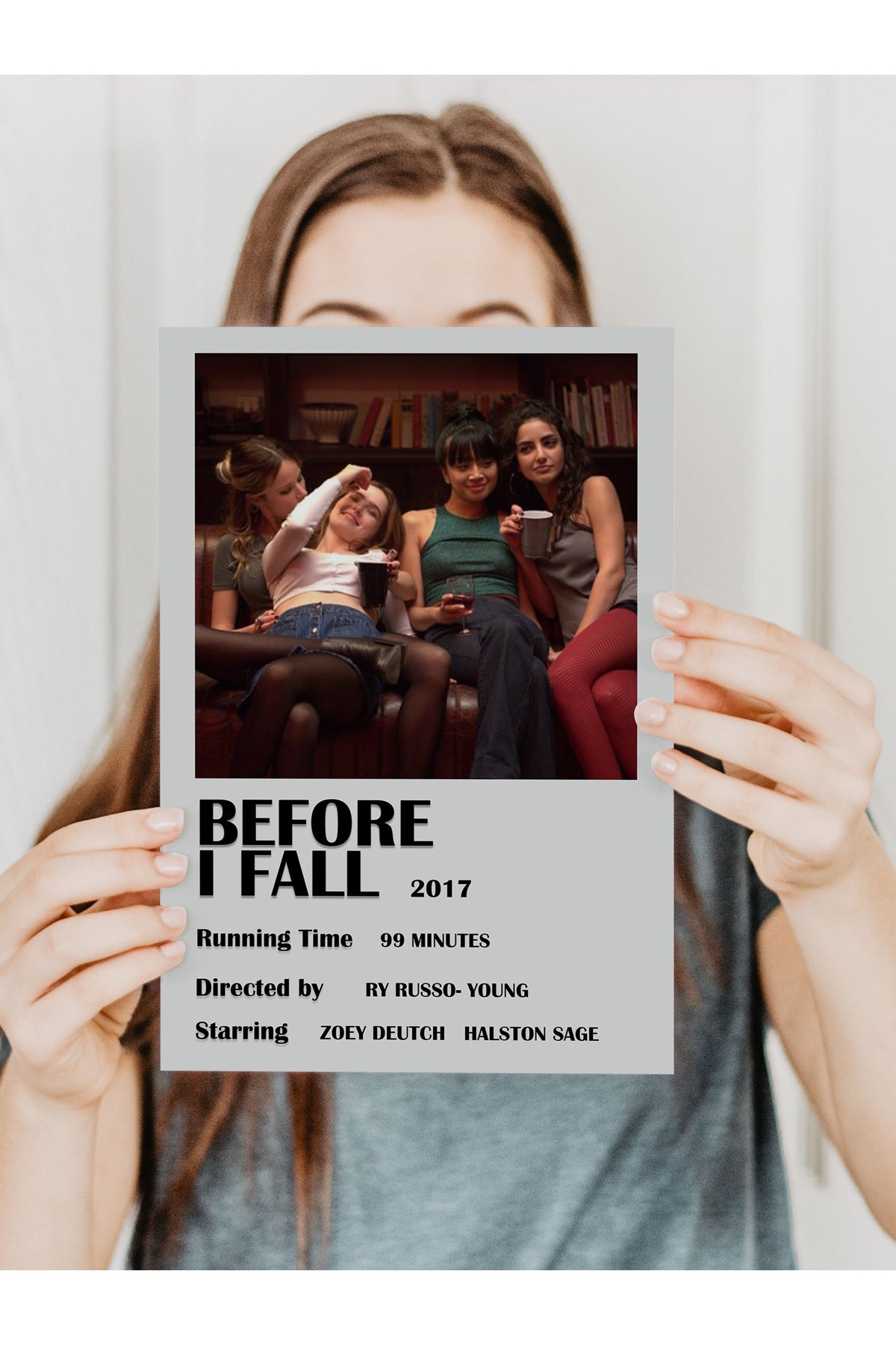 Film Afiş Poster - Duvar Posteri - Polaroid Dizayn Poster, Çerçevesiz - Kalın Kuşe Kağıt