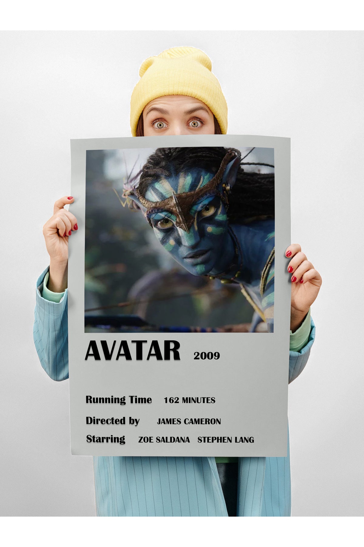 Film Afiş Poster - Duvar Posteri - Polaroid Dizayn Poster, Çerçevesiz - Kalın Kuşe Kağıt