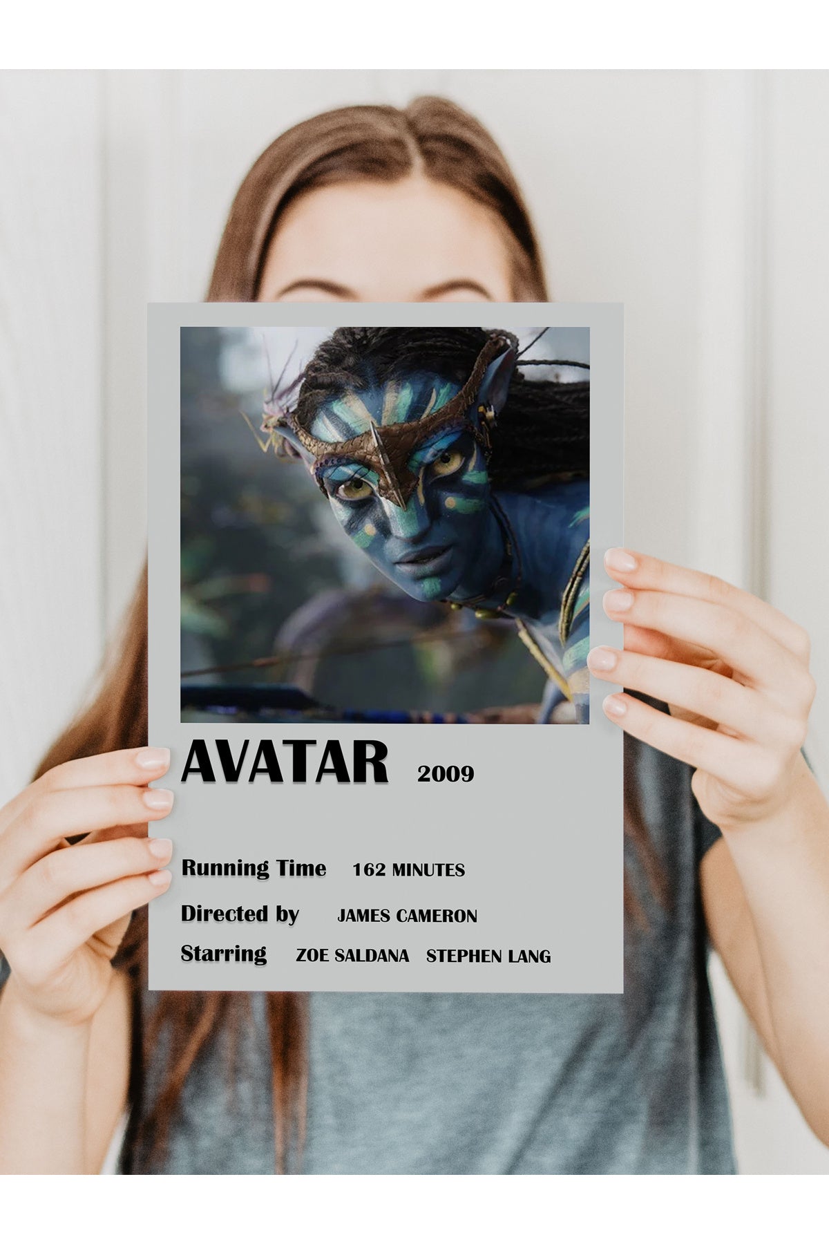 Film Afiş Poster - Duvar Posteri - Polaroid Dizayn Poster, Çerçevesiz - Kalın Kuşe Kağıt
