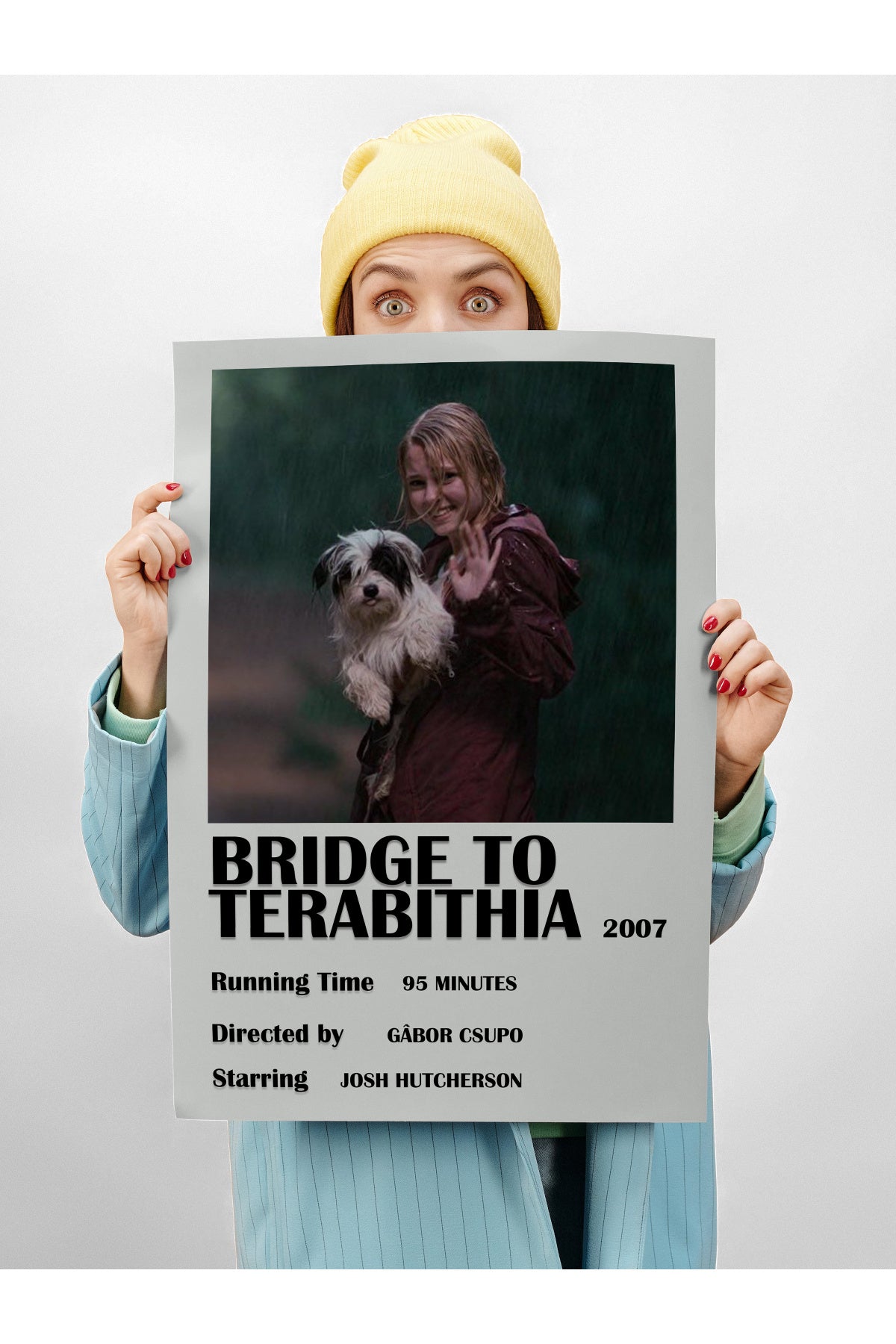 Film Afiş Poster - Duvar Posteri - Polaroid Dizayn Poster, Çerçevesiz - Kalın Kuşe Kağıt