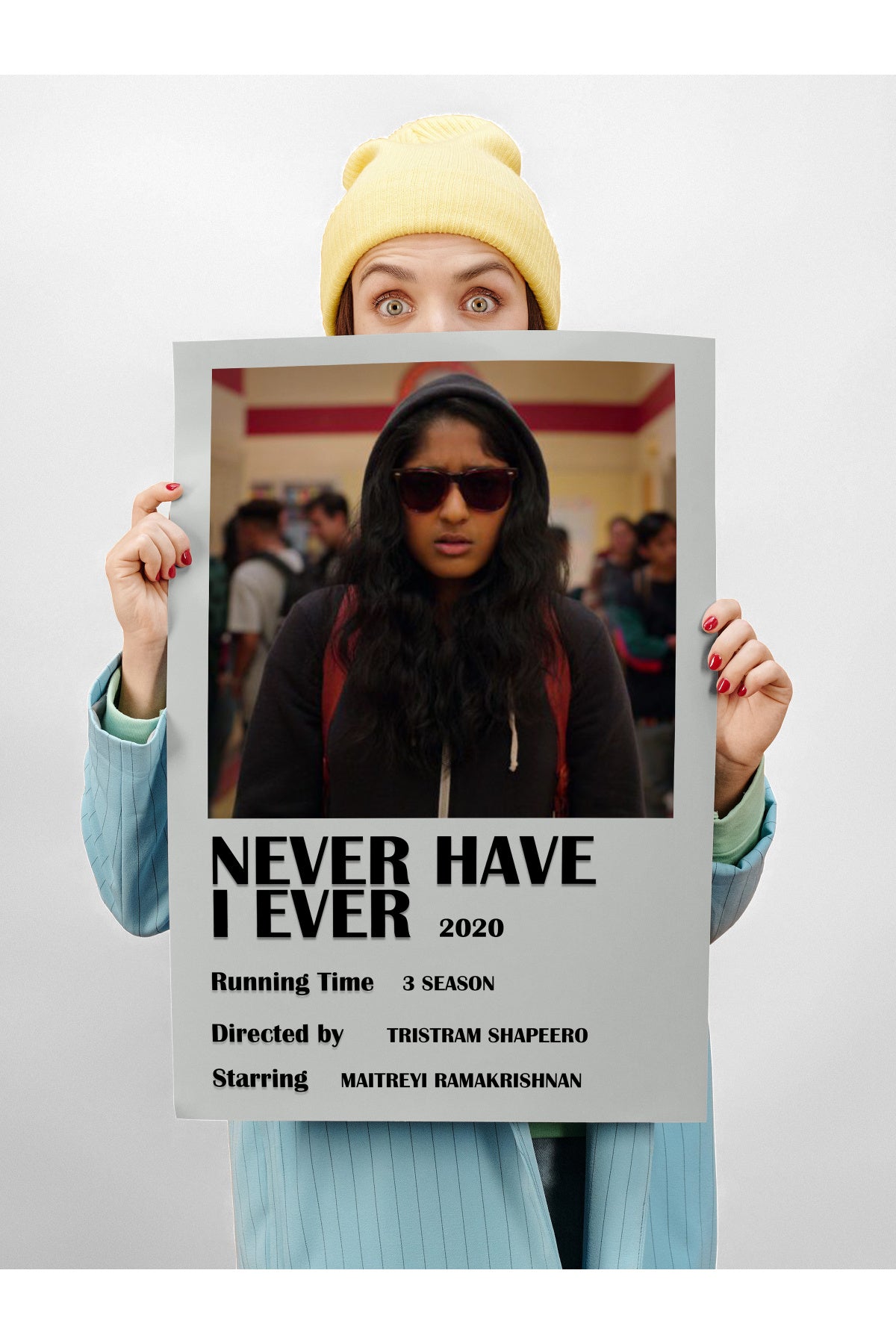 Film Afiş Poster - Duvar Posteri - Polaroid Dizayn Poster, Çerçevesiz - Kalın Kuşe Kağıt