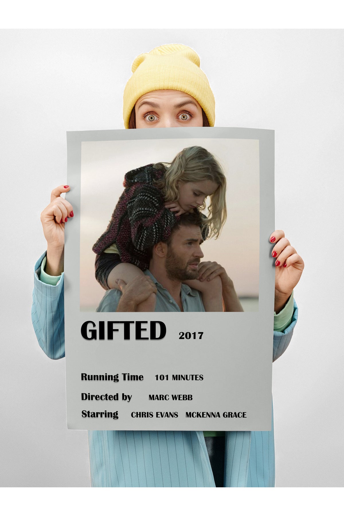 Film Afiş Poster - Duvar Posteri - Polaroid Dizayn Poster, Çerçevesiz - Kalın Kuşe Kağıt