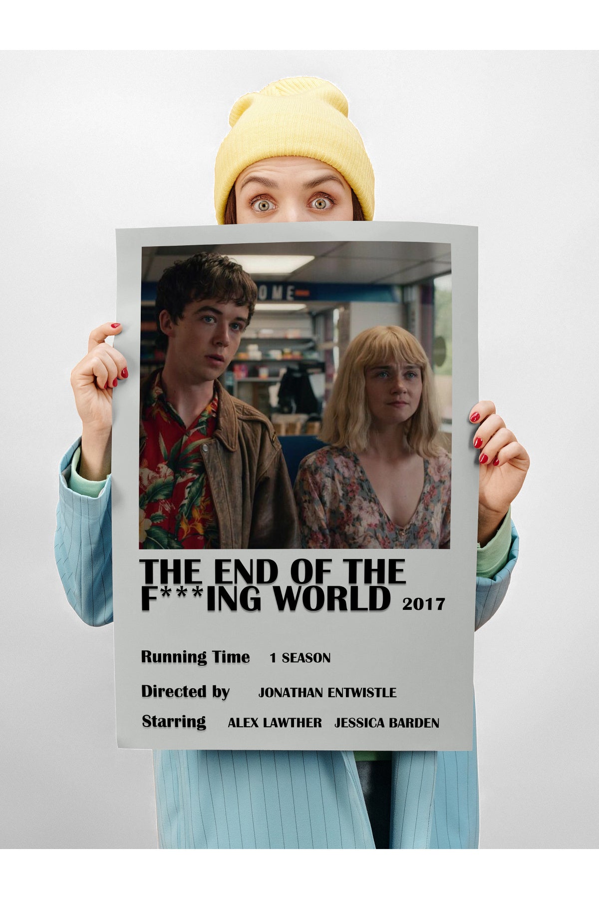 Film Afiş Poster - Duvar Posteri - Polaroid Dizayn Poster, Çerçevesiz - Kalın Kuşe Kağıt