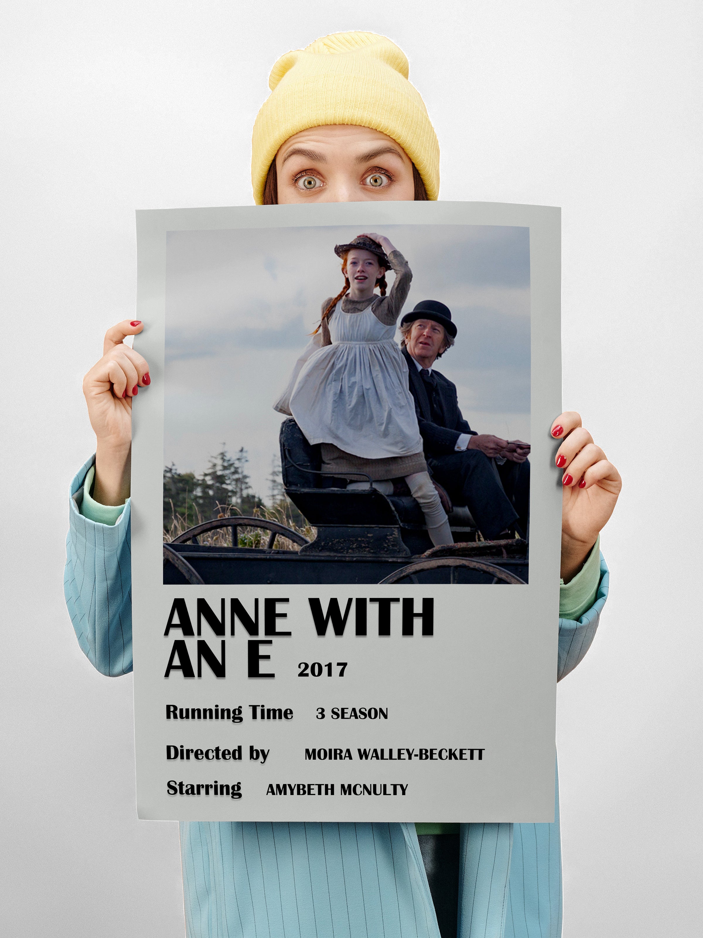Film Afiş Poster - Duvar Posteri - Polaroid Dizayn Poster, Çerçevesiz - Kalın Kuşe Kağıt