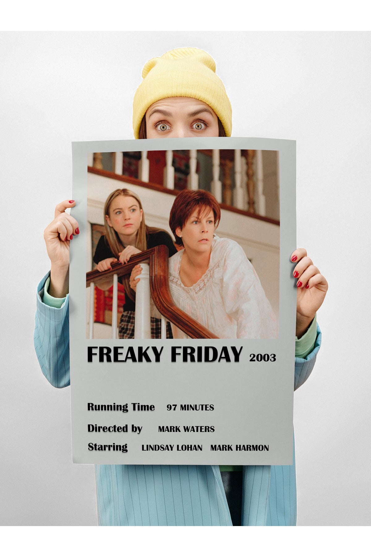 Film Afiş Poster - Duvar Posteri - Polaroid Dizayn Poster, Çerçevesiz - Kalın Kuşe Kağıt