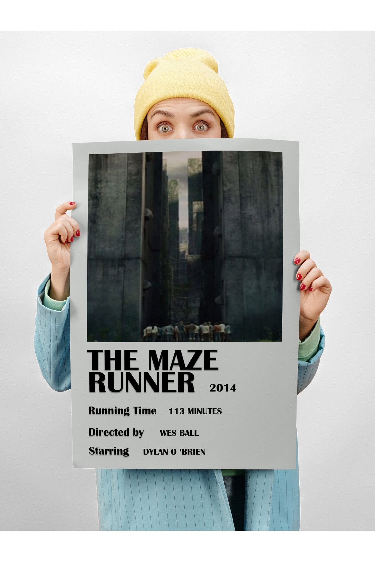 Film Afiş Poster - Duvar Posteri - Polaroid Dizayn Poster, Çerçevesiz - Kalın Kuşe Kağıt