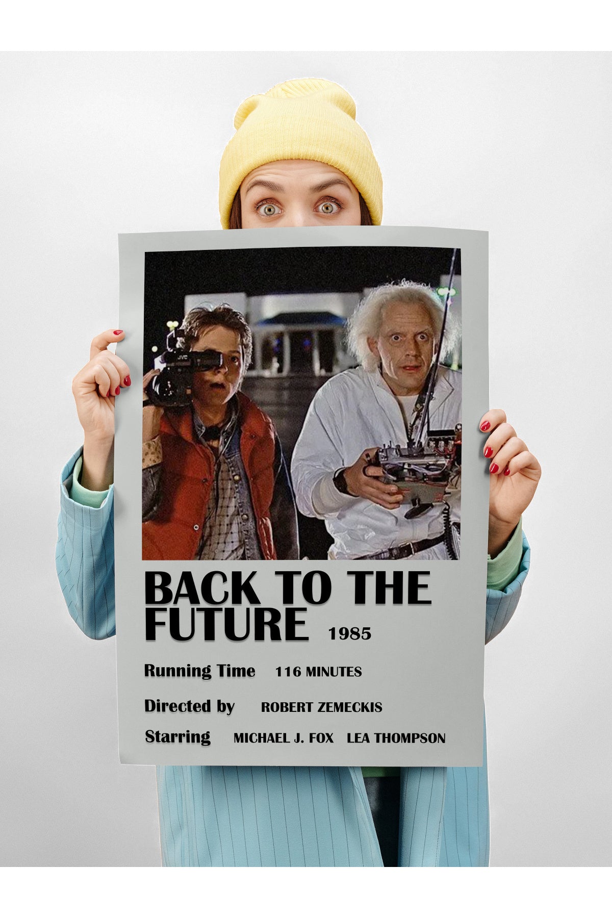 Film Afiş Poster - Duvar Posteri - Polaroid Dizayn Poster, Çerçevesiz - Kalın Kuşe Kağıt
