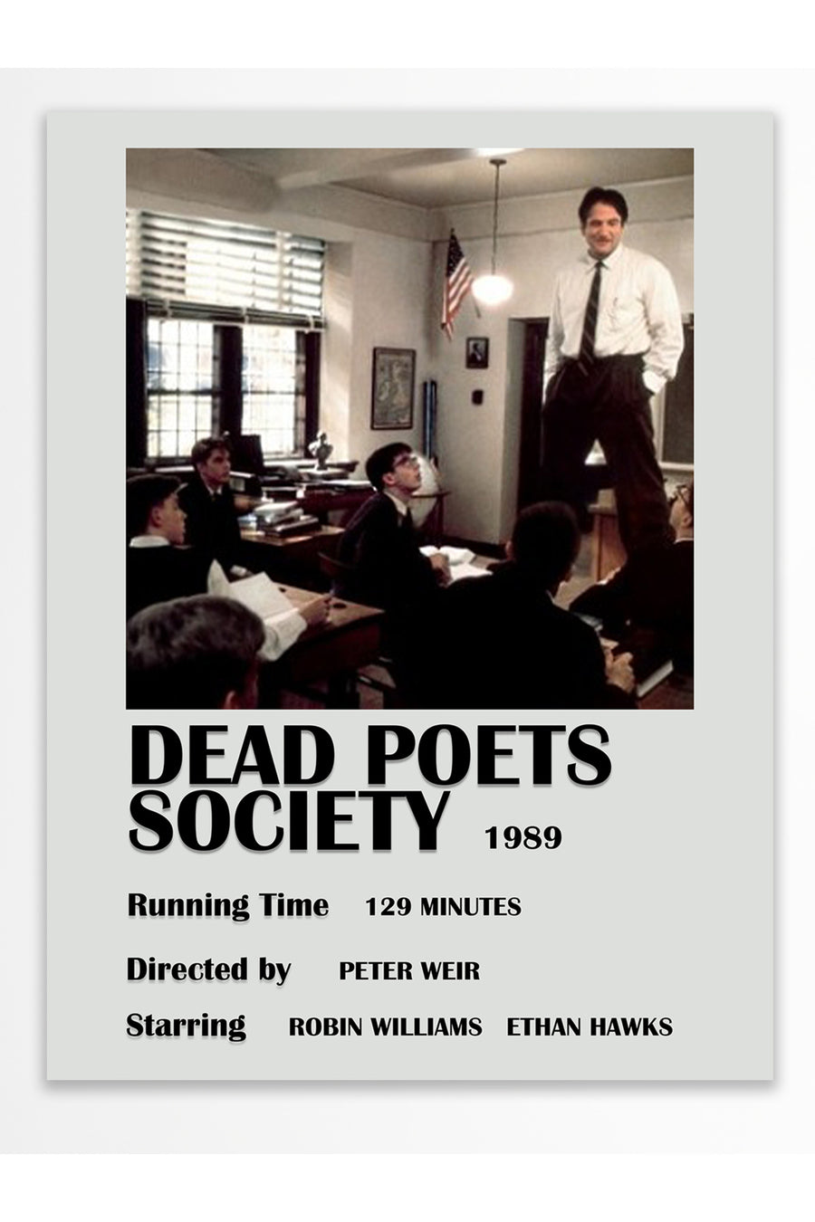 DEAD POETS SOCIETY Film Çerçevesiz Poster