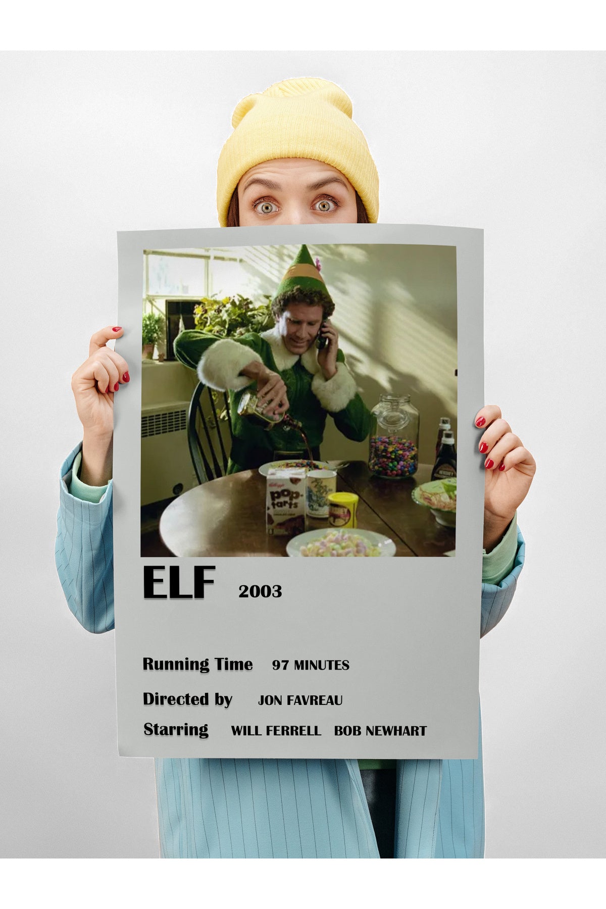 Film Afiş Poster - Duvar Posteri - Polaroid Dizayn Poster, Çerçevesiz - Kalın Kuşe Kağıt