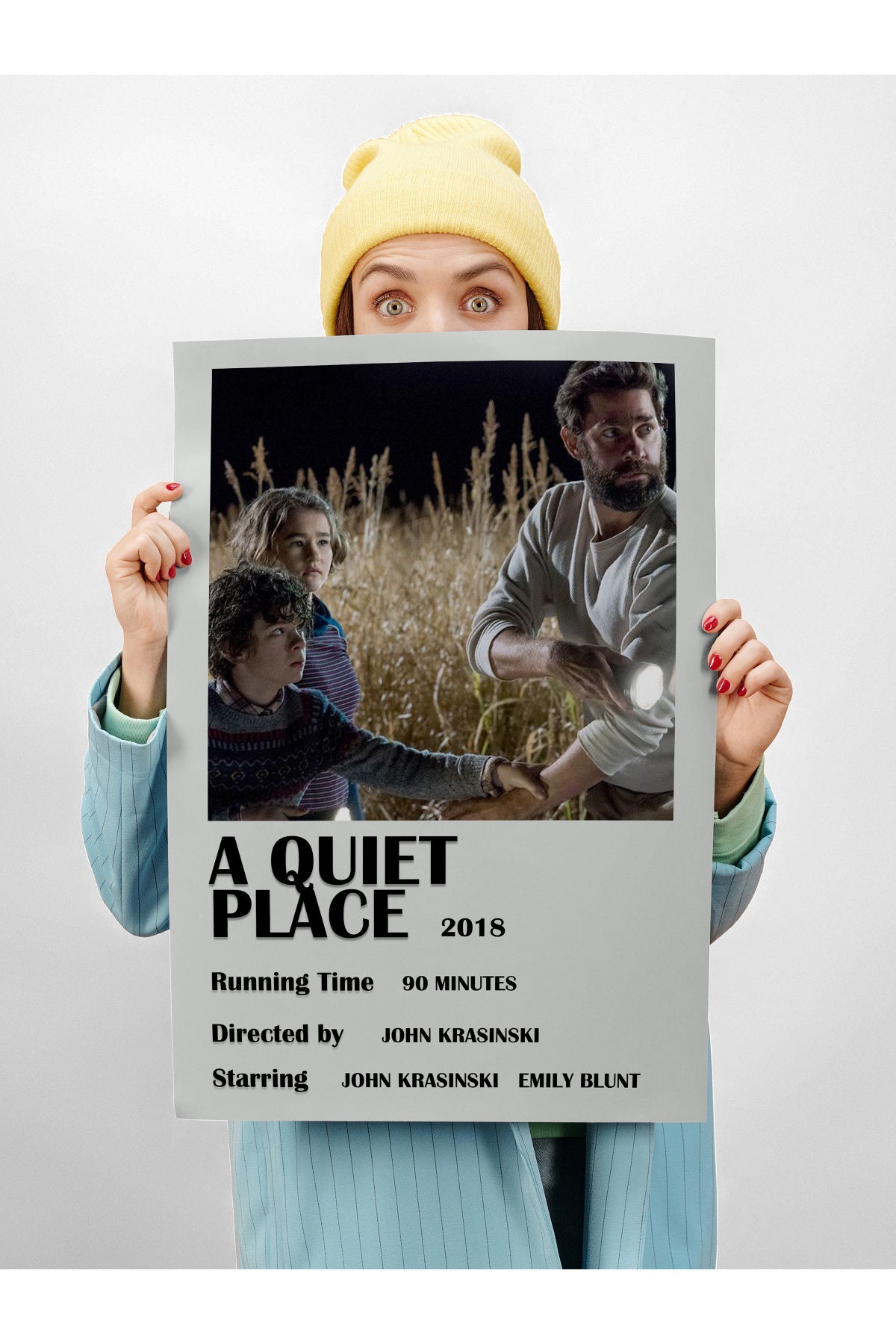 Film Afiş Poster - Duvar Posteri - Polaroid Dizayn Poster, Çerçevesiz - Kalın Kuşe Kağıt
