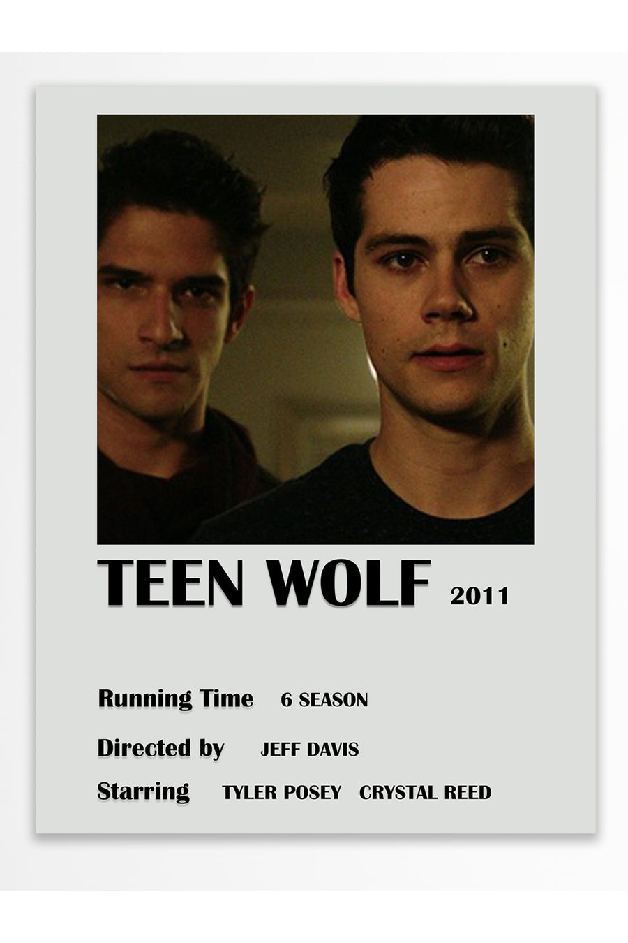 Teen Wolf Film Çerçevesiz Poster