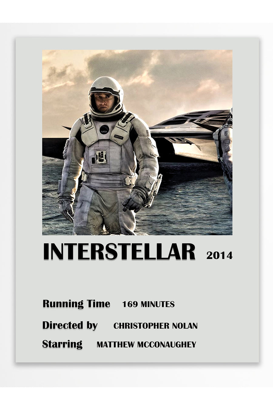 INTERSTELLAR Film Çerçevesiz Poster