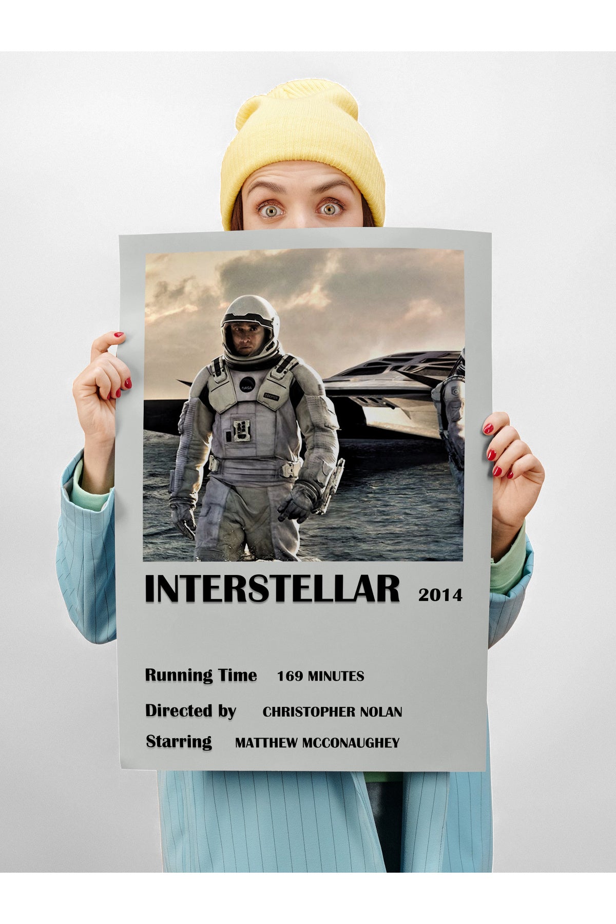 Film Afiş Poster - Duvar Posteri - Polaroid Dizayn Poster, Çerçevesiz - Kalın Kuşe Kağıt