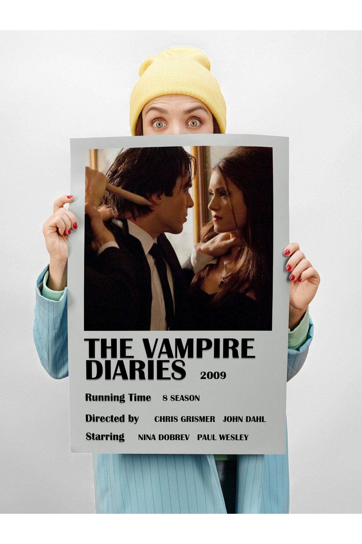 Film Afiş Poster - Duvar Posteri - Polaroid Dizayn Poster, Çerçevesiz - Kalın Kuşe Kağıt
