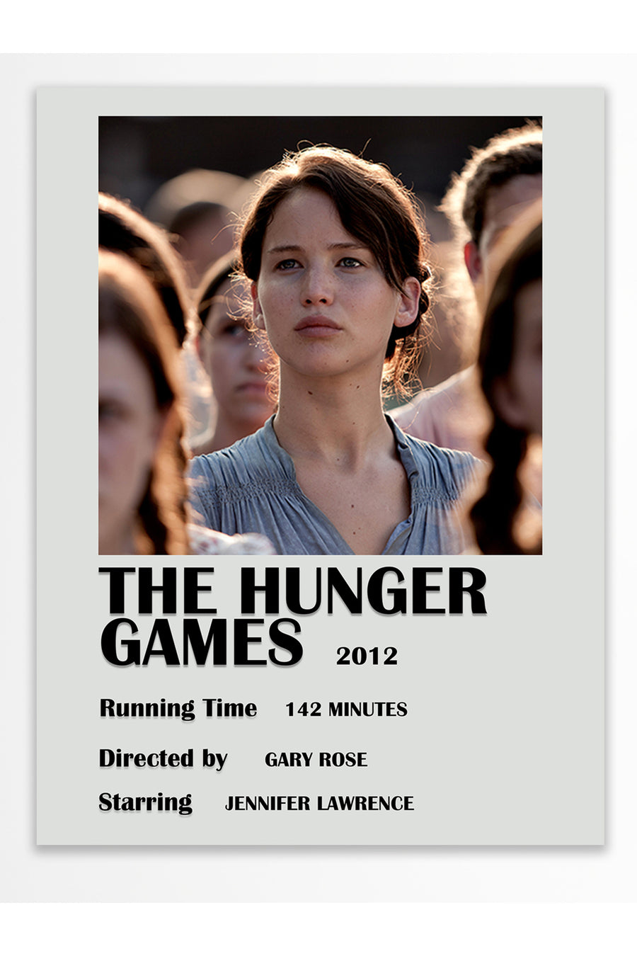 THE HUNGER GAMES 2012 Film Çerçevesiz Poster
