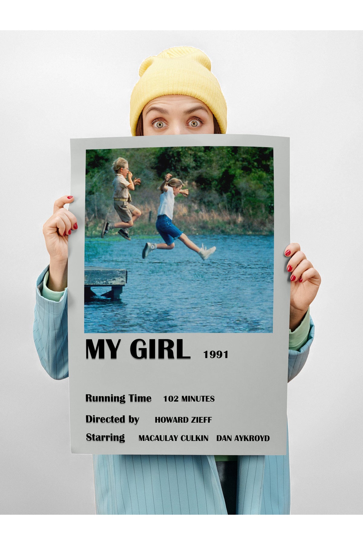 Film Afiş Poster - Duvar Posteri - Polaroid Dizayn Poster, Çerçevesiz - Kalın Kuşe Kağıt
