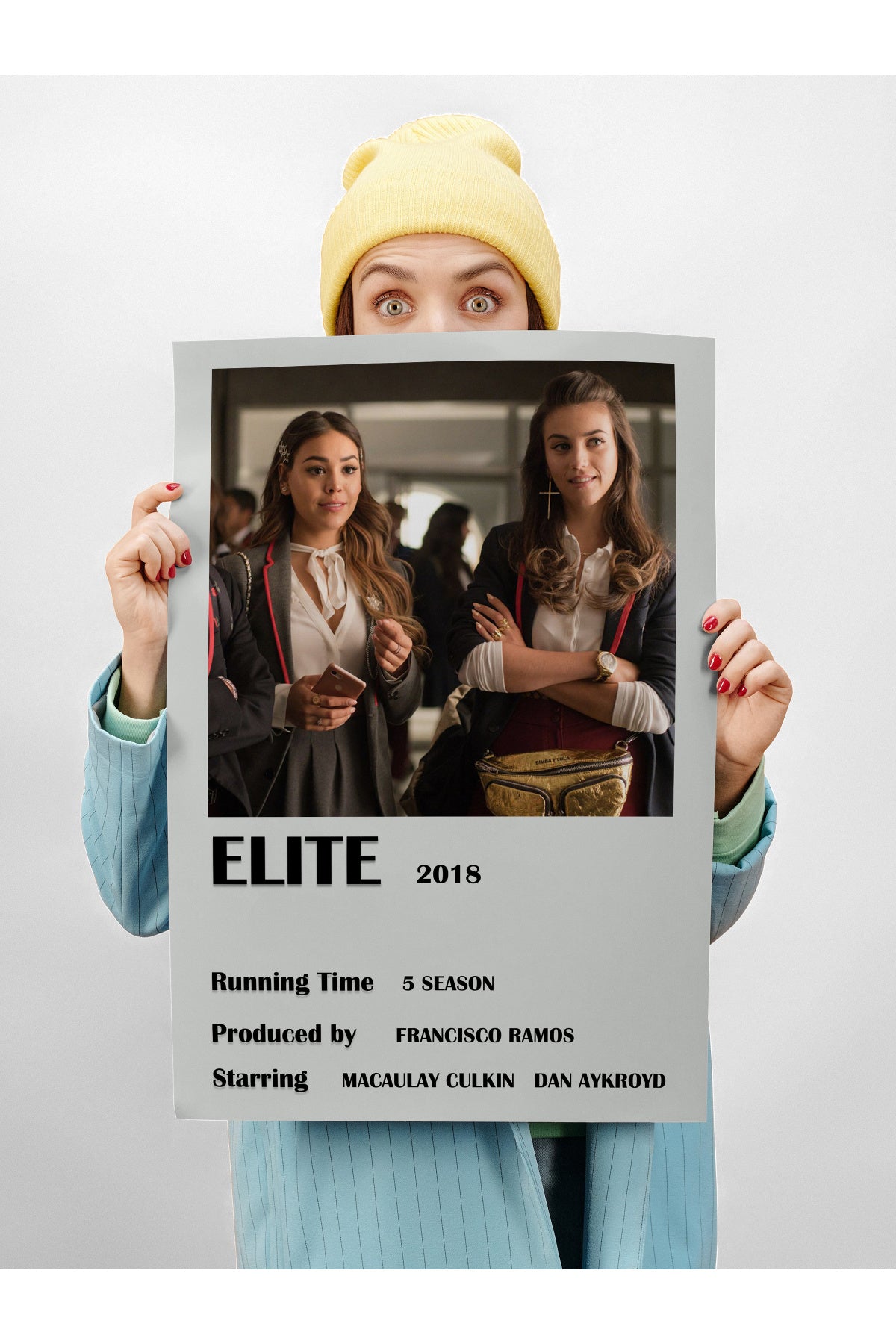 Film Afiş Poster - Duvar Posteri - Polaroid Dizayn Poster, Çerçevesiz - Kalın Kuşe Kağıt