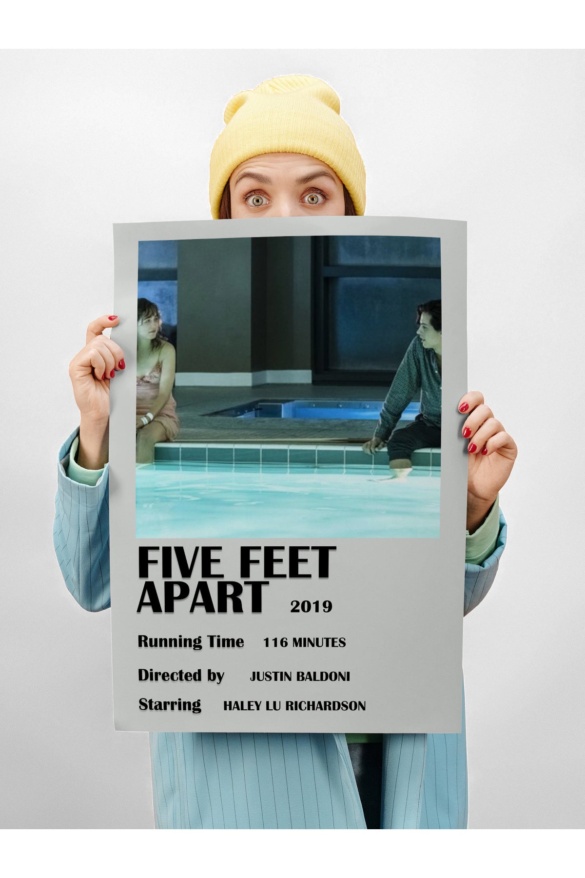 Film Afiş Poster - Duvar Posteri - Polaroid Dizayn Poster, Çerçevesiz - Kalın Kuşe Kağıt