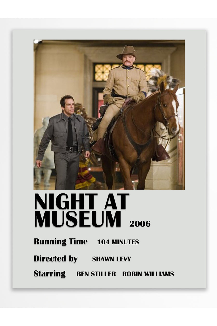 NIGHT AT MUSEUM Film Çerçevesiz Poster