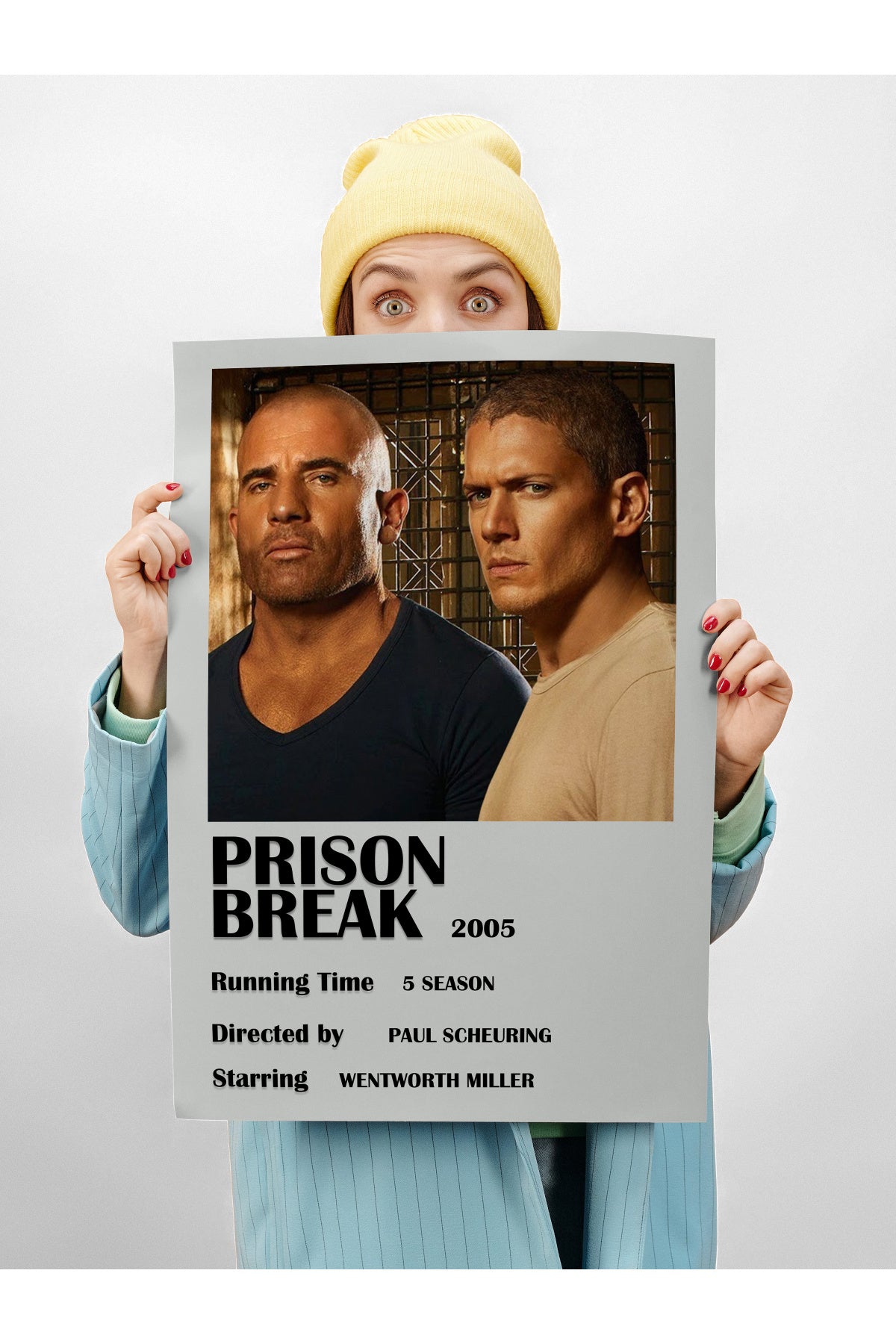 Film Afiş Poster - Duvar Posteri - Polaroid Dizayn Poster, Çerçevesiz - Kalın Kuşe Kağıt