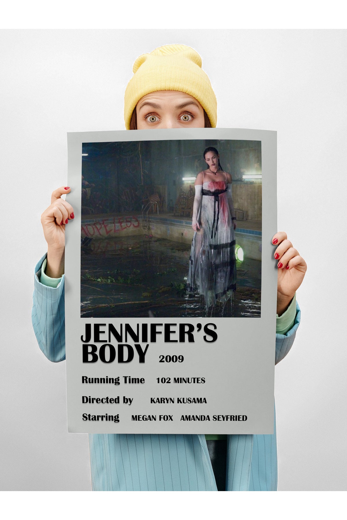Film Afiş Poster - Duvar Posteri - Polaroid Dizayn Poster, Çerçevesiz - Kalın Kuşe Kağıt