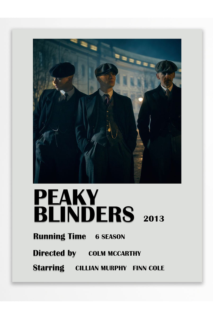 PEAKY BLINDERS Film Çerçevesiz Poster