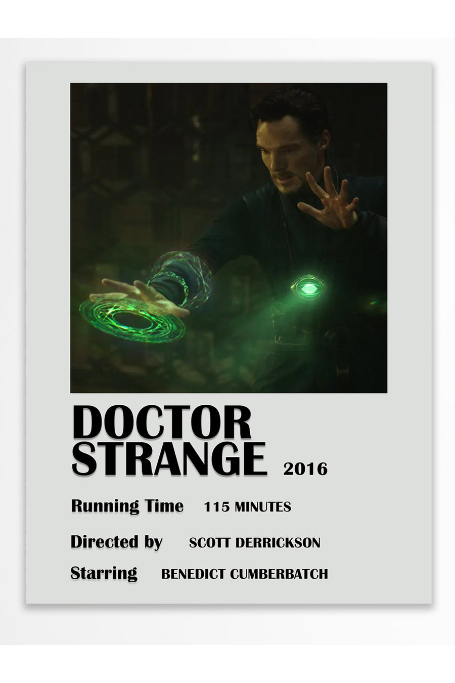 DOCTOR STRANGE 2016 Film Çerçevesiz Poster