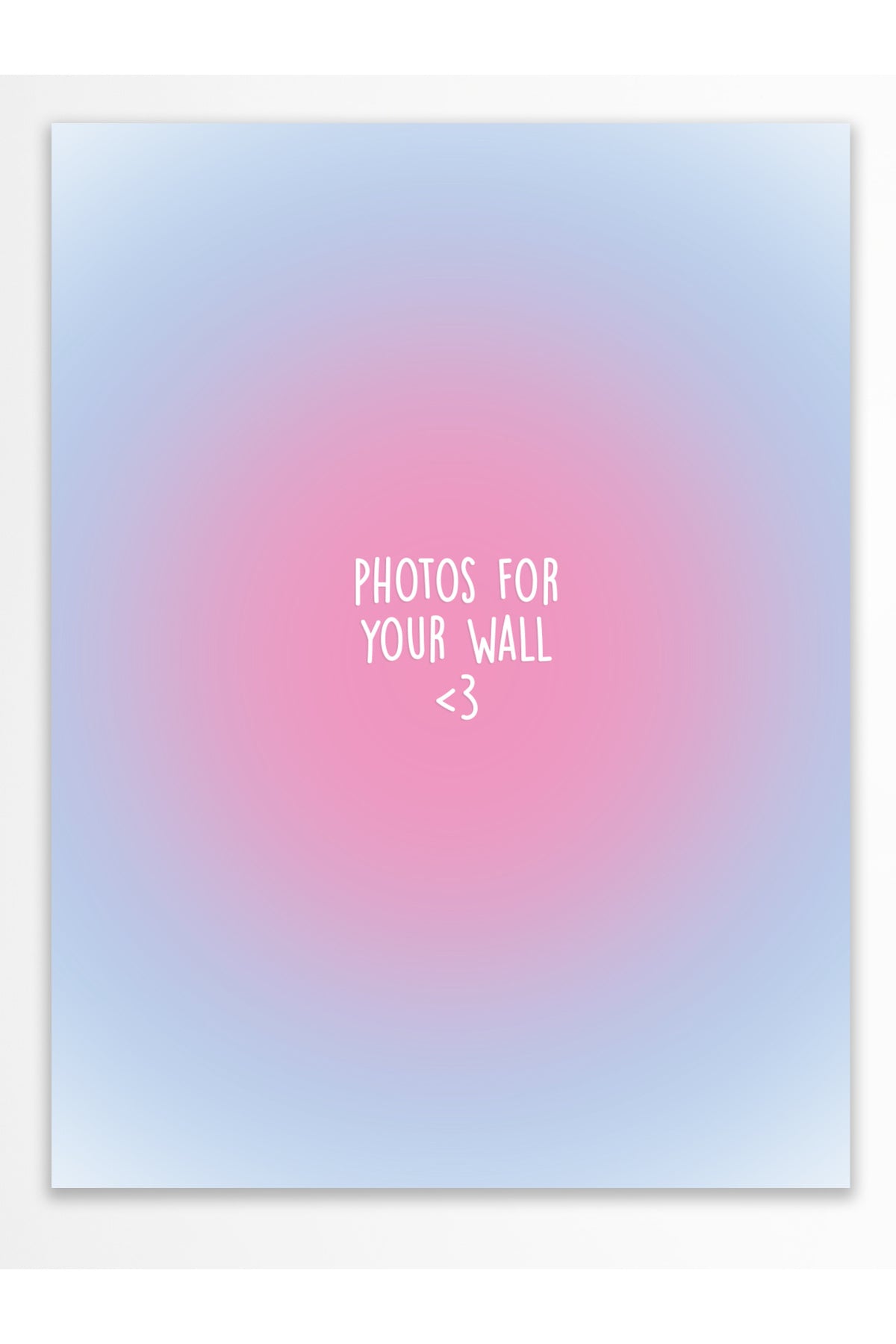 Pastel Tonlar Poster, Estetik Tasarım - Çerçevesiz