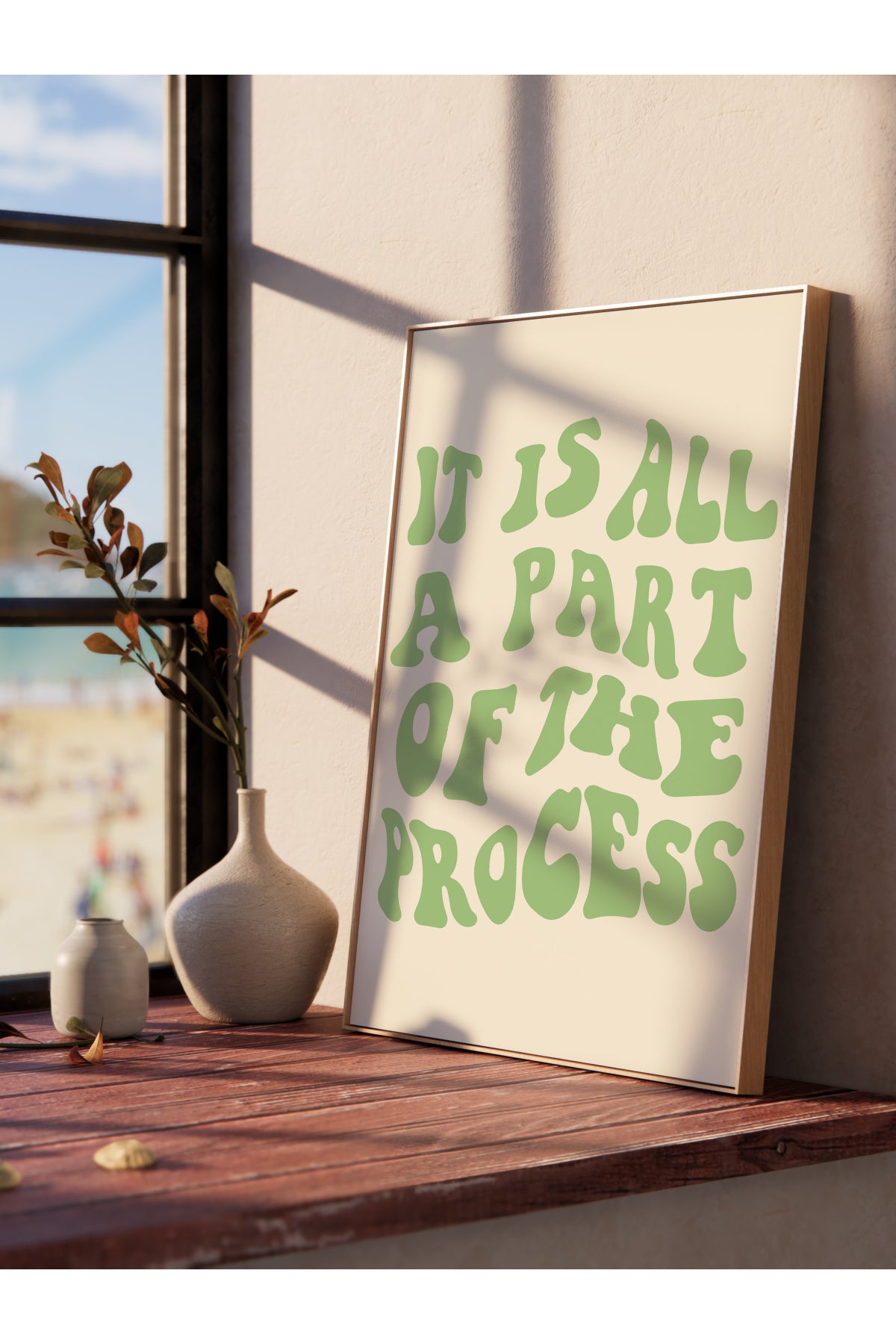 Pastel Tonlar Poster, Estetik Tasarım - Çerçevesiz
