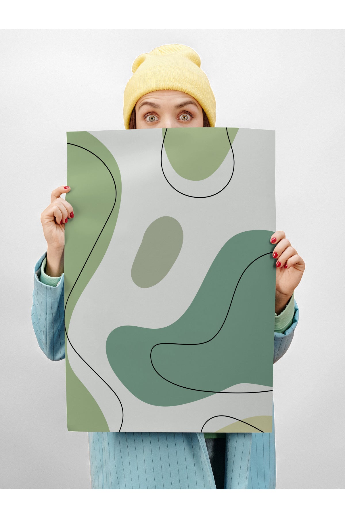 Pastel Tonlar Poster, Estetik Tasarım - Çerçevesiz