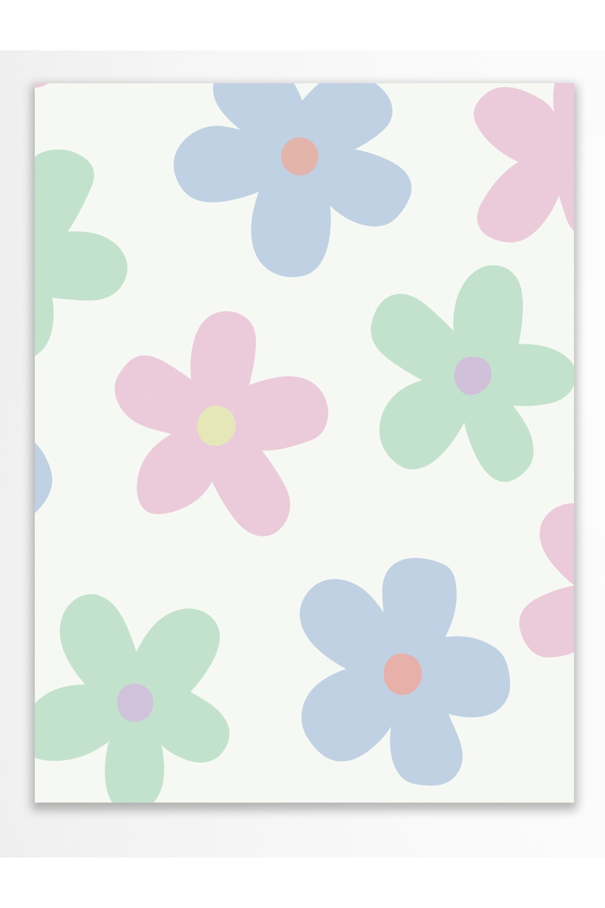 Pastel Tonlar Poster, Estetik Tasarım - Çerçevesiz