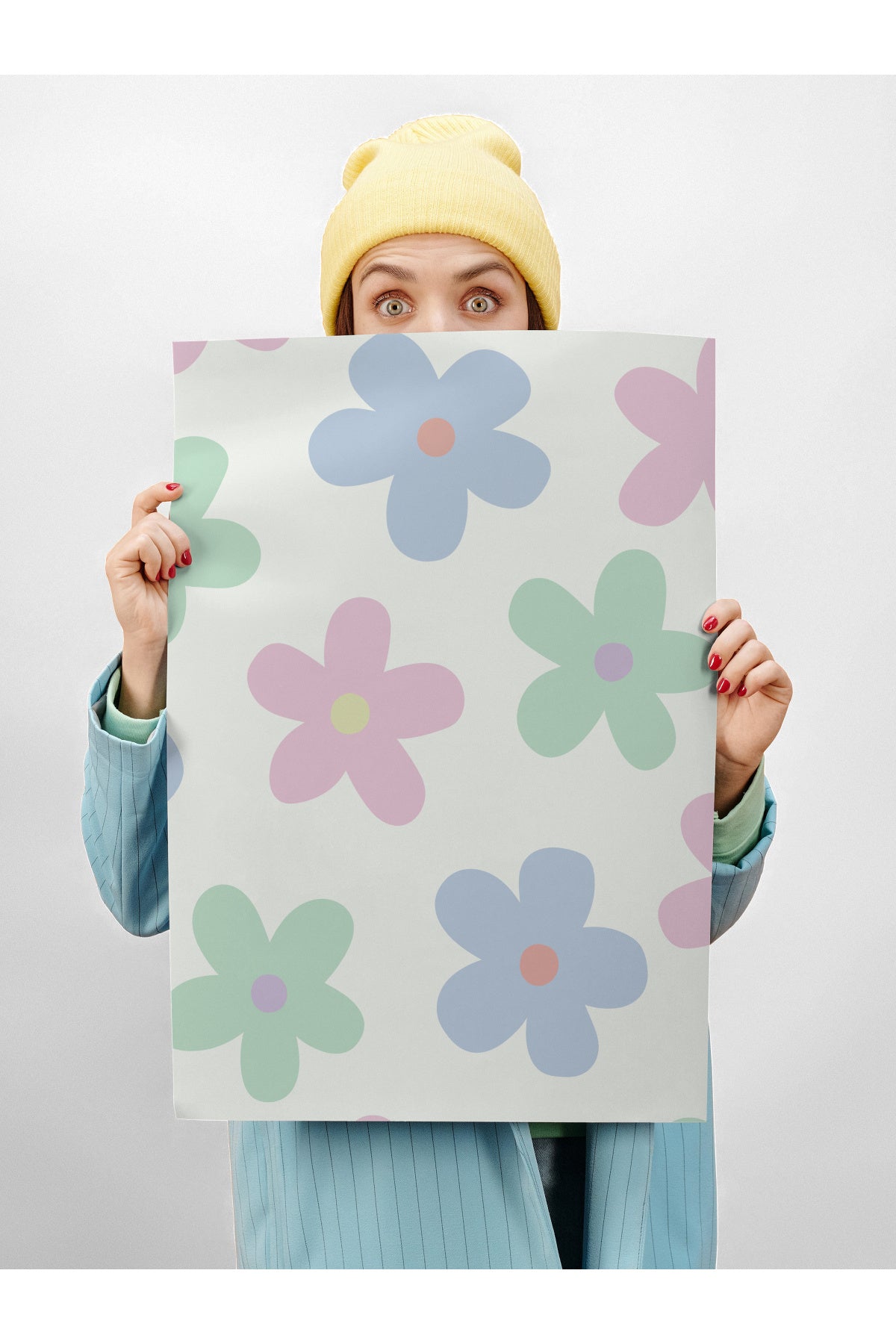 Pastel Tonlar Poster, Estetik Tasarım - Çerçevesiz