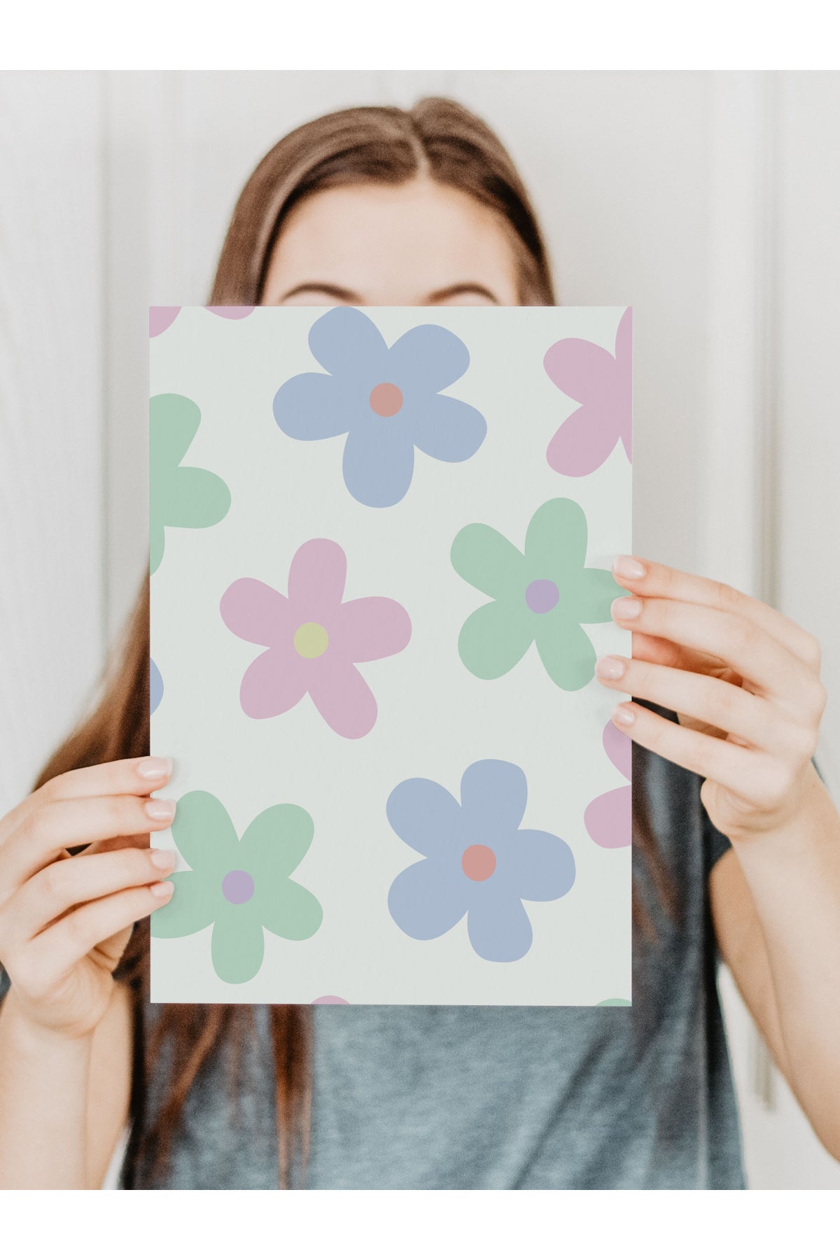 Pastel Tonlar Poster, Estetik Tasarım - Çerçevesiz