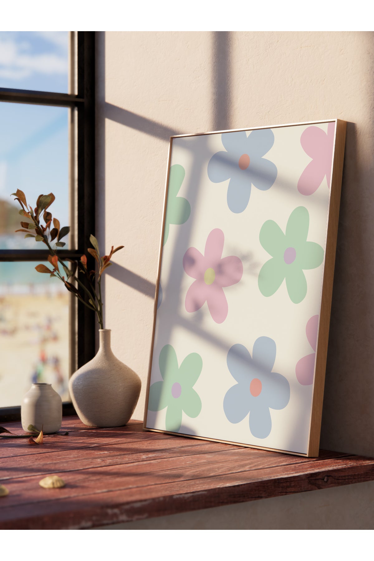 Pastel Tonlar Poster, Estetik Tasarım - Çerçevesiz