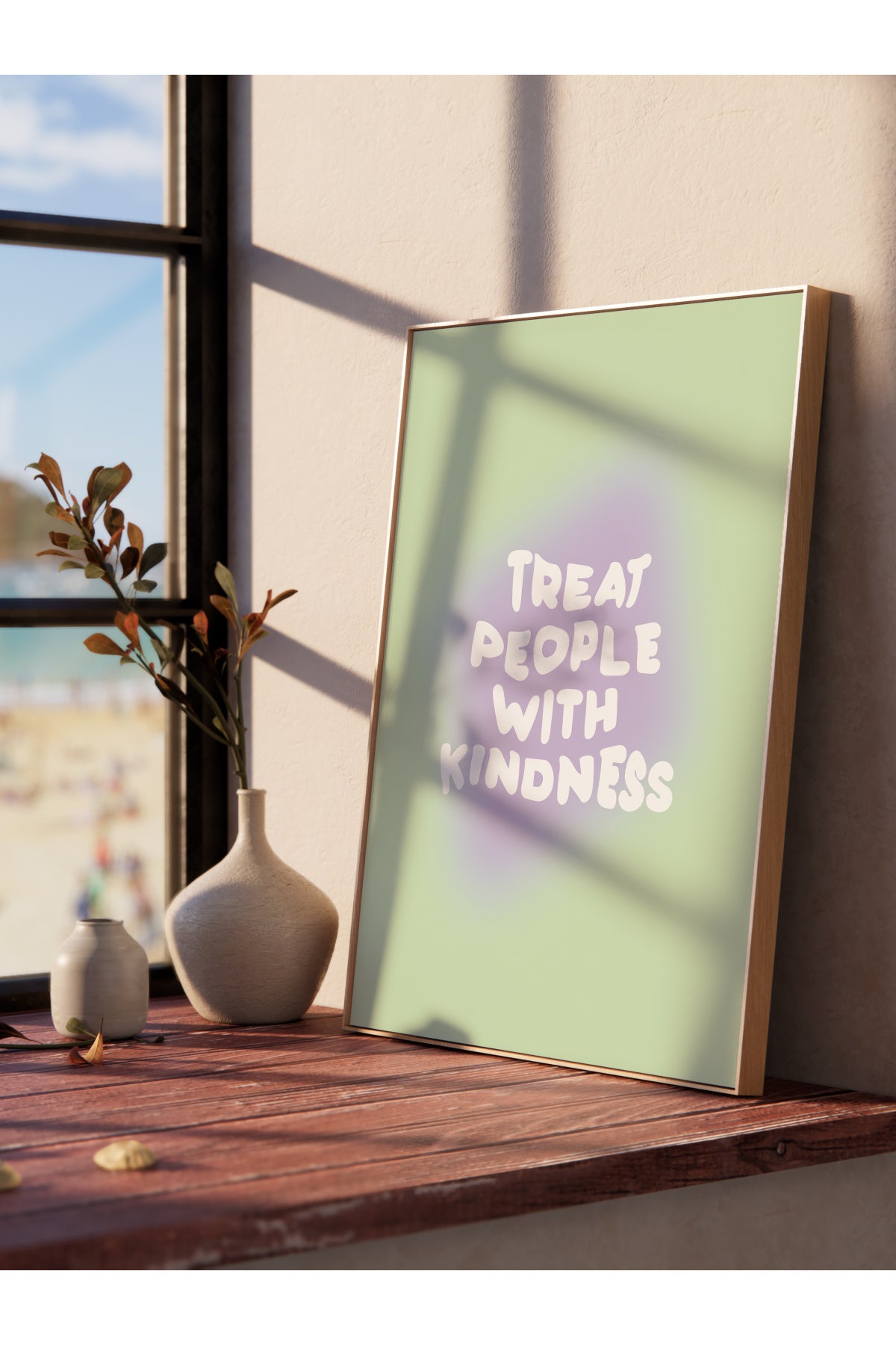 Pastel Tonlar Poster, Estetik Tasarım - Çerçevesiz