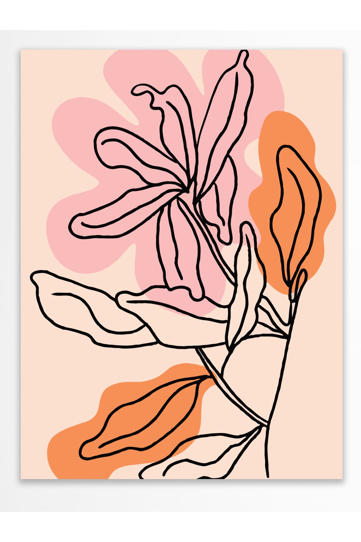 Pastel Tonlar Poster, Estetik Tasarım - Çerçevesiz