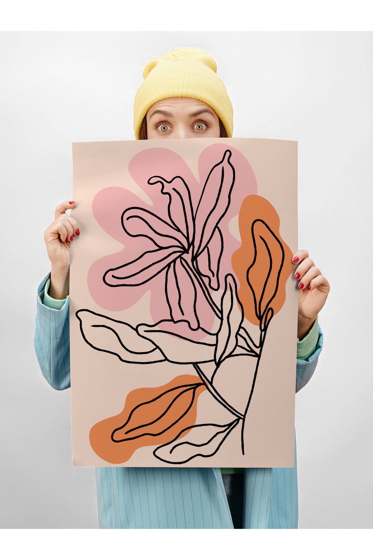 Pastel Tonlar Poster, Estetik Tasarım - Çerçevesiz