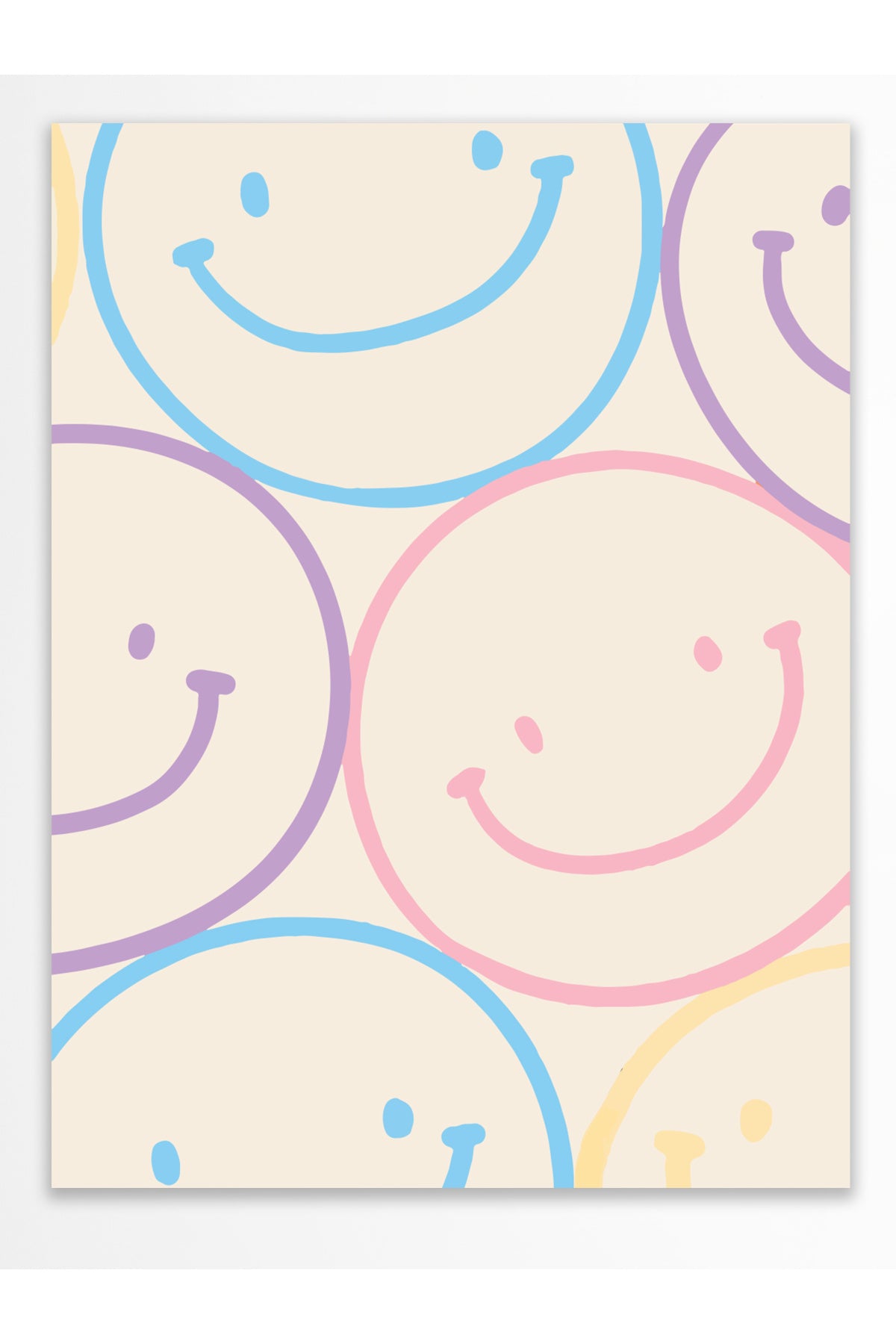 Pastel Tonlar Poster, Estetik Tasarım - Çerçevesiz